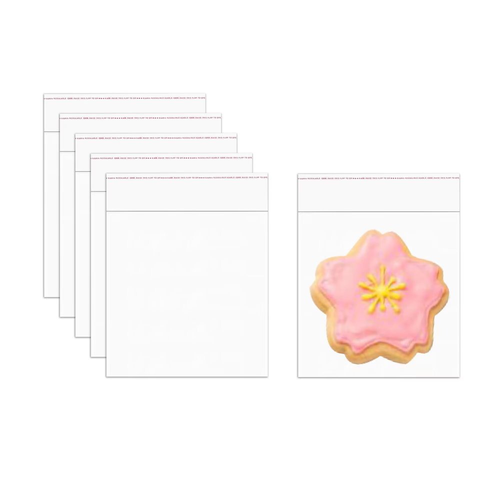 3x3'' Small Resealable Cello Bags 1000pcs Clear Self Adhesive Cellophane Bags Skinny Self Stick Glassine Baggies 2mil for Cookies Bakery Candies Soap Earrings Nuts Stickers
