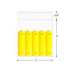 3x3'' Small Resealable Cello Bags 1000pcs Clear Self Adhesive Cellophane Bags Skinny Self Stick Glassine Baggies 2mil for Cookies Bakery Candies Soap Earrings Nuts Stickers view 2