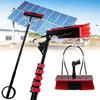 water fed pole kit window cleaning brush outdoor Telescopic Window Washing Equipment, Cleaning Photovoltaic And Solar Panels, Window Cleaning Pole, Multi Purpose Water Spray Brus (Size : 12FT/3.6M) view 1