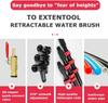 water fed pole kit window cleaning brush outdoor Telescopic Window Washing Equipment, Cleaning Photovoltaic And Solar Panels, Window Cleaning Pole, Multi Purpose Water Spray Brus (Size : 12FT/3.6M) view 3
