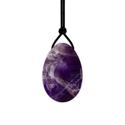 40X25mm Drilled Kegel Balls 16 Types Natural Jade Eggs Massage Ball Kegel Exercise Yoni Eggs,Amethyst Eggs