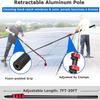 water fed pole kit window cleaning brush outdoor Solar Panel Cleaning Brush, Window Washing Equipment Extendable Cleaning Kit, 12-36ft Telescopic Water Fed Pole Brush Outdoor Window Cleaner view 4