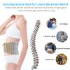 6xigouma Decompression Back Belt - Lumbar Support Belt for Men & Women Lower Back Pain Relief, Back Traction Device Fits Waist Size 29-49 Inches (Beige) view 2