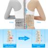 6xigouma Decompression Back Belt - Lumbar Support Belt for Men & Women Lower Back Pain Relief, Back Traction Device Fits Waist Size 29-49 Inches (Beige) view 3