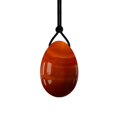 45X30mm Drilled Yoni Egg 16 Natural Materials Jade Eggs Massage Ball for Female Kegel Exercise,Red Agate Eggs