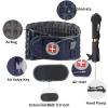6xigouma Decompression Back Belt - Lumbar Support Belt for Men & Women Lower Back Pain Relief, Back Traction Device Fits Waist Size 29-49 Inches (Blue) view 4