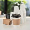 RACETOP 12 oz 50 pack Disposable Paper Coffee Cups with Lids and Sleeves view 4