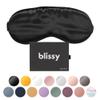 Blissy Silk Sleep Mask - Eye Sleeping Mask for Women & Men for Total Blackout - 100% Pure Mulberry Silk, 22 Momme 6a Fibers - Blindfold Sleep Mask Side Sleeper Eye Cover (Non Adjustable) view 1