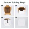 Cuyacili Prank Gift Boxes Nesting Gift Boxes Surprise Box White Carton Square Prank Box Funny Gag Gift for Weddings Anniversaries Birthday Packaging Presents 12 Nesting Cartons (1.9-6.3 Inch) view 4