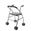 AoForce Move Trainer 4 Wheel - Lightweight Posterior Rollator Walker/Folds Easily - Easy to Carry, Kids, Teens with Special Needs/Cerebral Palsy-Front Swivel Wheels, Height Adjustable, Foldable view 1