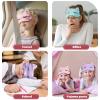 Haysandy 3 Pieces Sleep Mask for Kids Girls Cute Cat Sleeping Eye Cover Soft Mask Comfortable Funny Animal Night Eye Blindfold Cover for Kids Girls Women Home Travel(Silk Cat) view 4