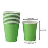 Yuxitia Disposable Paper Cups,60pcs Paper Cups For DIY Wedding Christmas Party Picnic BBQ Travel and Event 8OZ (Grass green) view 2