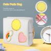 airogym Period Bag for Women, Sanitary Napkin Storage Bag, Functional PU Leather Sanitary Pad Bags for Panty Liners, Tampons, Menstrual Cup Pouches, Sanitary Pads Organizer with Zipper view 4