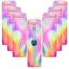 100 Pack Holographic Plastic Bags Resealable Pen Packaging Bags Beadable Pens Small Business Sample Pouch Clear Beads Bags Lip Gloss,Cosmetic,Jewelry 2.75x8.6" view 2