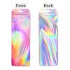 100 Pack Holographic Plastic Bags Resealable Pen Packaging Bags Beadable Pens Small Business Sample Pouch Clear Beads Bags Lip Gloss,Cosmetic,Jewelry 2.75x8.6" view 4