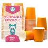 Yuxitia Disposable Paper Cups, 60pcs Orange Disposable Halloween Paper Cups For DIY Wedding Christmas Party Picnic BBQ Travel and Event 8OZ Halloween Party Cups(Orange) view 1