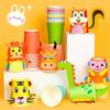 Yuxitia Disposable Paper Cups, 60pcs Orange Disposable Halloween Paper Cups For DIY Wedding Christmas Party Picnic BBQ Travel and Event 8OZ Halloween Party Cups(Orange) view 3
