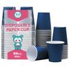 Yuxitia Disposable Paper Cups, 60pcs Blue Paper Cups For DIY Wedding Christmas Party Picnic BBQ Travel and Event 8OZ (Navy blue) view 1