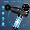 Massage Gun, Massage Gun Deep Tissue, Handheld Back Massager for Athletes, Percussion Muscle Massager with 6 Attachments & 30 Speed, Father's Day, Black view 4