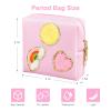 airogym Period Bag for Women, Sanitary Napkin Storage Bag, Functional PU Leather Sanitary Pad Bags for Panty Liners, Tampons, Menstrual Cup Pouches, Sanitary Pads Organizer with Zipper view 2