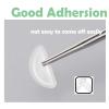Eyeglass Nose Pads,Silicone Nose Pads for Glasses,Anti-Slip Soft Nose Pads for Plastic Frames (Clear/3.5mm),5 Pairs view 2