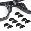 Eyeglass Nose Pads,Silicone Nose Pads for Glasses,Anti-Slip Soft Nose Pads for Plastic Frames (Black/3.5mm),5 Pairs view 1