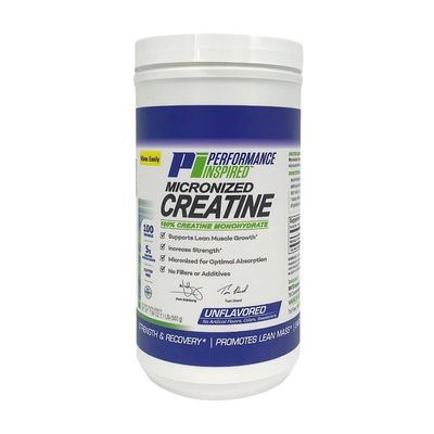 Performance Inspired Nutrition Micronized Creatine Monohydrate  100% Pure, Unflavored, No Fillers  Supports Muscle Growth & Recovery  1.1 lb