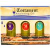 Anointing Oils Set Made in Israel by Nana Gifts, Including Myrrh and Frankincense, Rose of Sharon, and Spikenard. Each Bottle Contains .34 fl oz | 10 ml of Scented Oil. view 1