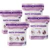 Scrubzz Disposable No Rinse Bathing Wipes - All-in-1 Single Use Shower Wipes, Simply Dampen, Lather, and Dry Without Shampoo or Rinsing (Lavender, 4-Pack) view 1
