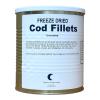 Military Surplus Freeze Dried Cod Fillets #10 Size Can  9 oz of Premium White Fish  Fully Cooked, Ready to Eat  25+ Year Shelf Life  Emergency Survival Food  Long-Term Storage  High Protein Meal view 1