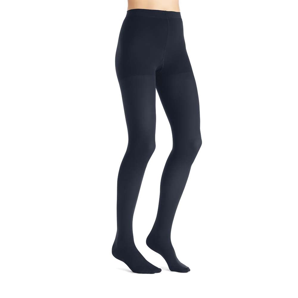 JOBST Opaque Compression Stockings, 15-20 mmHg, Waist High, Closed Toe, Anthracite, Large