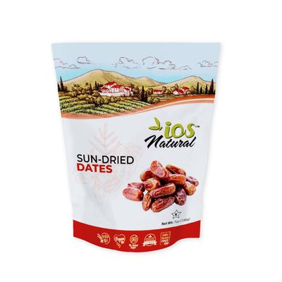 ORGANIC Sun-Dried Dates - IOS Love Organic- | Purely Dates - USDA Certified Organic Dates, NO Added Sugars, Sulfurs or Preservatives | NON-GMO, VEGAN, & KOSHER