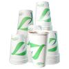 16 oz Compostable Paper Cups - Biodegradable Disposable White Paper Coffee Cups PLA Lined - Eco-friendly Hot and Cold Drinking Cups for Travel, Picnic, Party and Events (500) view 1