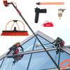 water fed pole kit window cleaning brush outdoor Water Fed Pole Kit, Window Washing Set Equipment Telescopic Extension Pole Cleaning Kit For Window Cleaning, Photovoltaic Panel Cleaning, Trucks view 1