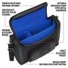 USA Gear Travel Nebulizer Bag Fits Nebulizer Machine, Tubing, Mouthpiece, Mask, Solution & more Asthma Accessories - Inhaler Machine Carrying Case with Customizable Interior, Shoulder Strap (Blue) view 2