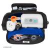 USA Gear Travel Nebulizer Bag Fits Nebulizer Machine, Tubing, Mouthpiece, Mask, Solution & more Asthma Accessories - Inhaler Machine Carrying Case with Customizable Interior, Shoulder Strap (Blue) view 3