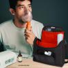 USA GEAR Nebulizer Carrying Case - Customizable Padded Interior, Shoulder Strap, Durable Exterior - Asthma Travel Bag to Store Nebulizer Machine, Mask, Tubing, Inhaler, Mouthpiece, and More - Red view 4