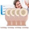 20 Pack Colostomy Bags, One Piece Ostomy Bag Ostomy Supplies, 15mm-60mm Cut-to-Fit Drainable Pouches with Clamp Closure for Ileostomy Stoma Care (Include 8 x Clamps) view 1