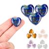 5 PCS Healing Crystals Heart Crystal 0.8 Inches Natural Love Heart Shaped Stones Worry Stones Polished Pocket Palm Thumb Gemstones Chakra Reiki Energy Balancing Meditation (White) view 2