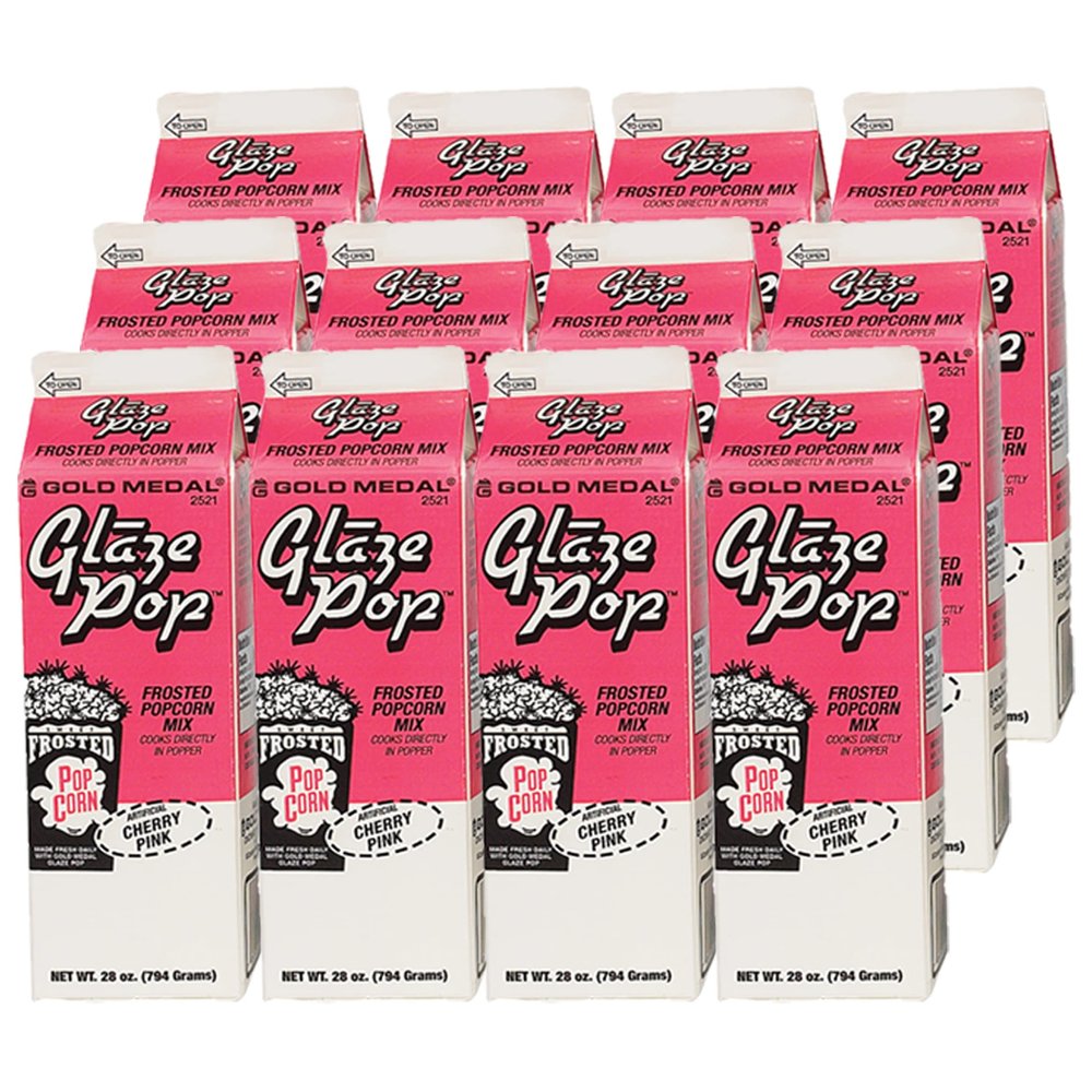 Popcorn Supply Glaze Pop 28-oz. Cherry Pink (12/CS)