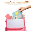 CekPo 2 Pack Period Bag, PU Leather Sanitary Napkin Storage Bag for Feminine Pads Liners Tampons and Reusable Pads,Functional Sanitary Pads Pouches First Period Kit for Women Ladies Gift view 4