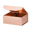 OBMMIRAO Upgrade 5PCS Rose Gold Gift Box 9.5x7x4 Inches, Sturdy Gift Box with Lid for Gift Packaging, Foldable Magnetic Closure Storage Boxes, Bridesmaid proposal box, Rectangle Collapsible Box view 1