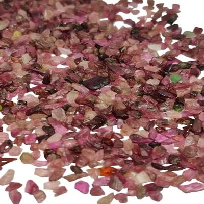 10 Gram Natural Tiny Multi Tourmaline Rough Gemstone/Multi Tourmaline Raw/Loose Rough/Healing crystals/Tourmaline Mix/2-4 mm/over 400 pieces By Krishiv Exports (100 grams)