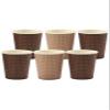 Sunup Paper Cups, Brown, Beige, 6.1 fl oz (205 ml), Set of 100, Diameter 2.9 x Height 3.1 inches (7.3 x 8 cm), Paper Cups, Point Pattern, Dots, Made in Japan, Simple Tableware view 1