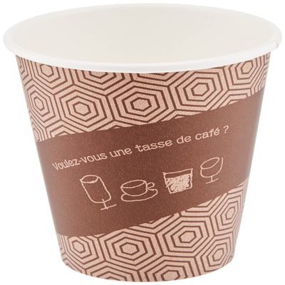 (Sunnap) Sunup AC2850TEC Commercial Cardboard Paper Cup, 9.5 fl oz (280 ml), Set of 50, Japanese Pattern, Hot, OK