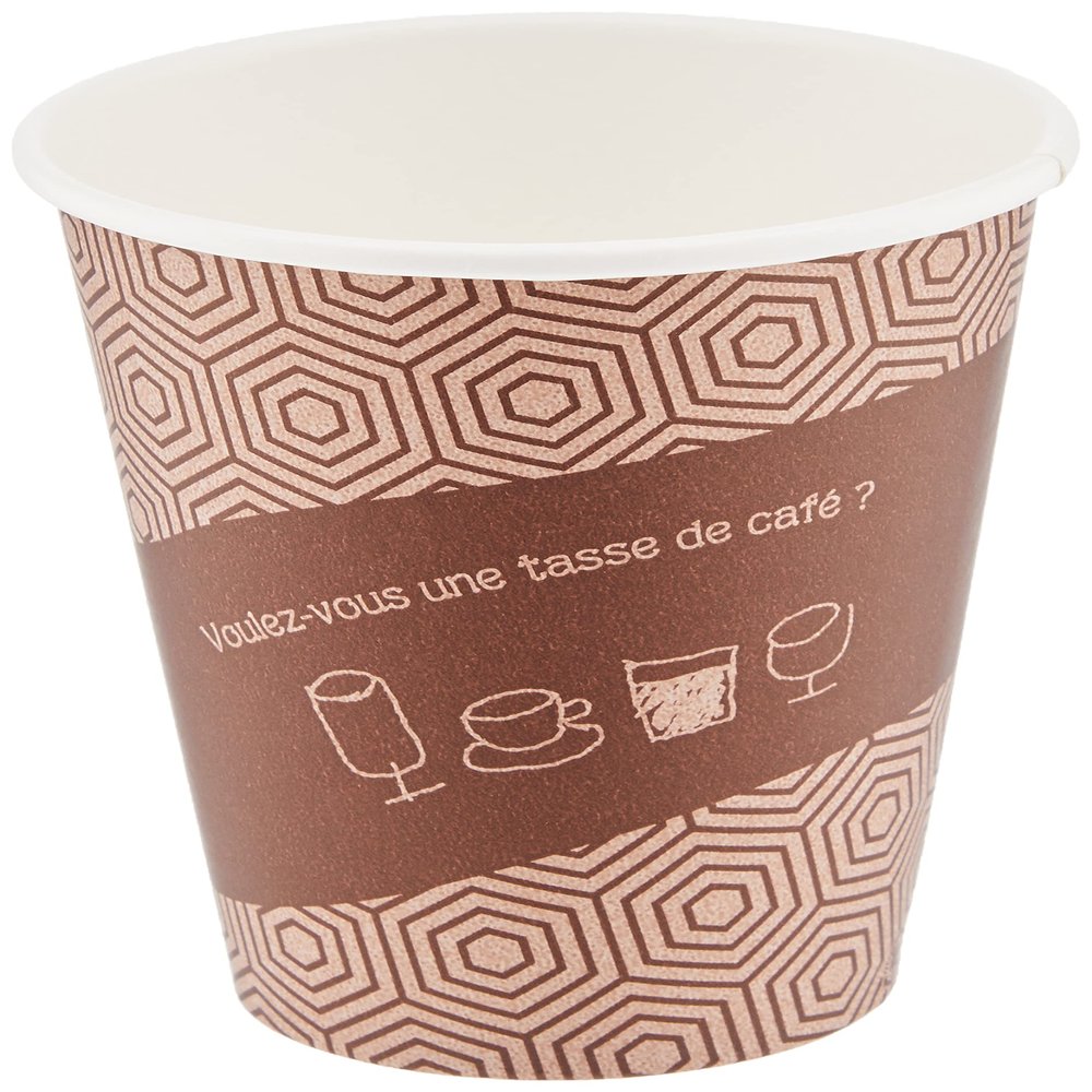 (Sunnap) Sunup AC2850TEC Commercial Cardboard Paper Cup, 9.5 fl oz (280 ml), Set of 50, Japanese Pattern, Hot, OK