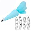 12/24 pcs set Cream Nozzles Pastry Tools Accessories For Cake Decorating Pastry Bag Kitchen Bakery Confectionery equipment (blue, 12 piping tips) view 1