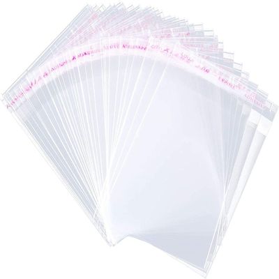 400 Pcs 2'' x 3'' Clear Resealable Cellophane Cello Bags Resealable Adhesive on Flap Self Sealing OPP Poly Bag Tiny Clear Self Seal Plastic Poly Bags for Jewelry Candies Cookies Decorative