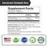 LOVITA Zinc 50mg | Potent Highly-Absorbed Chelated Zinc Supplements, Picolinate & Bisglycinate | Vegan, Gluten Free, non-GMO | For Immune, Antioxidant Support & Healthy Skin | 200 Capsules (Pack of 3) view 2