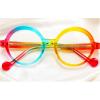 2pcs outdoor Photochromic full lens Reading Glasses for Mens Womens round Driving Safety Transition Sunglasses Readers (2pcs-rainbow&leopard, 3.5, multiplier_x) view 4